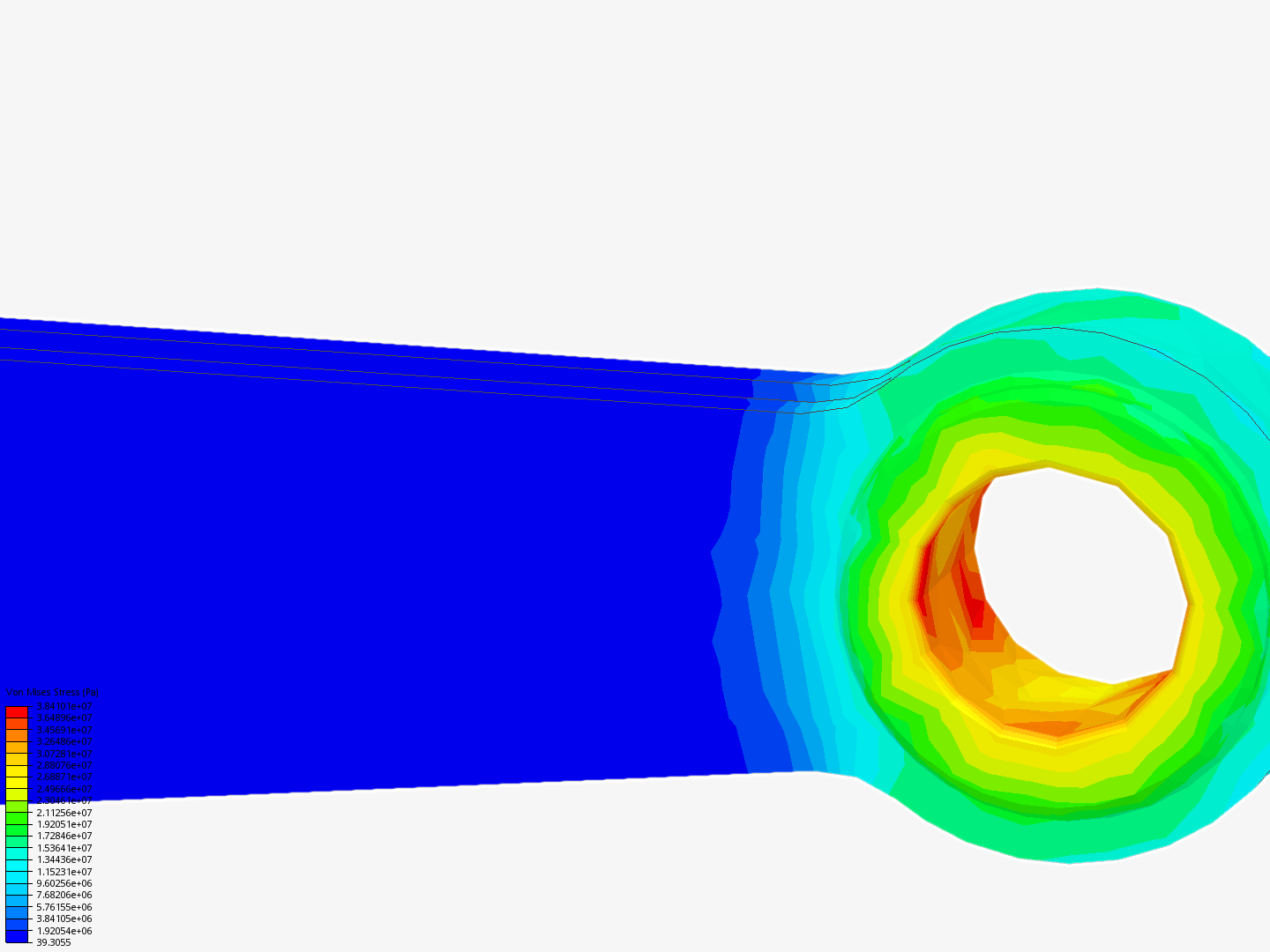 Tutorial 1: Connecting rod stress analysis image