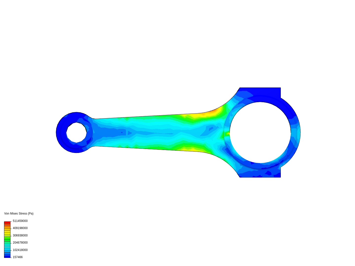 Tutorial 1: Connecting rod stress analysis image