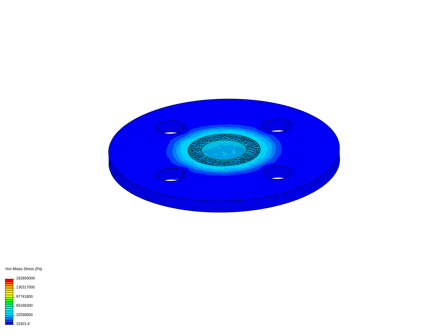 Tensile test plate image