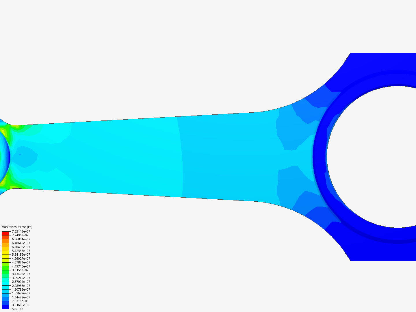 Tutorial 1 Connecting Rod Stress Analysis By Overdonk Simscale