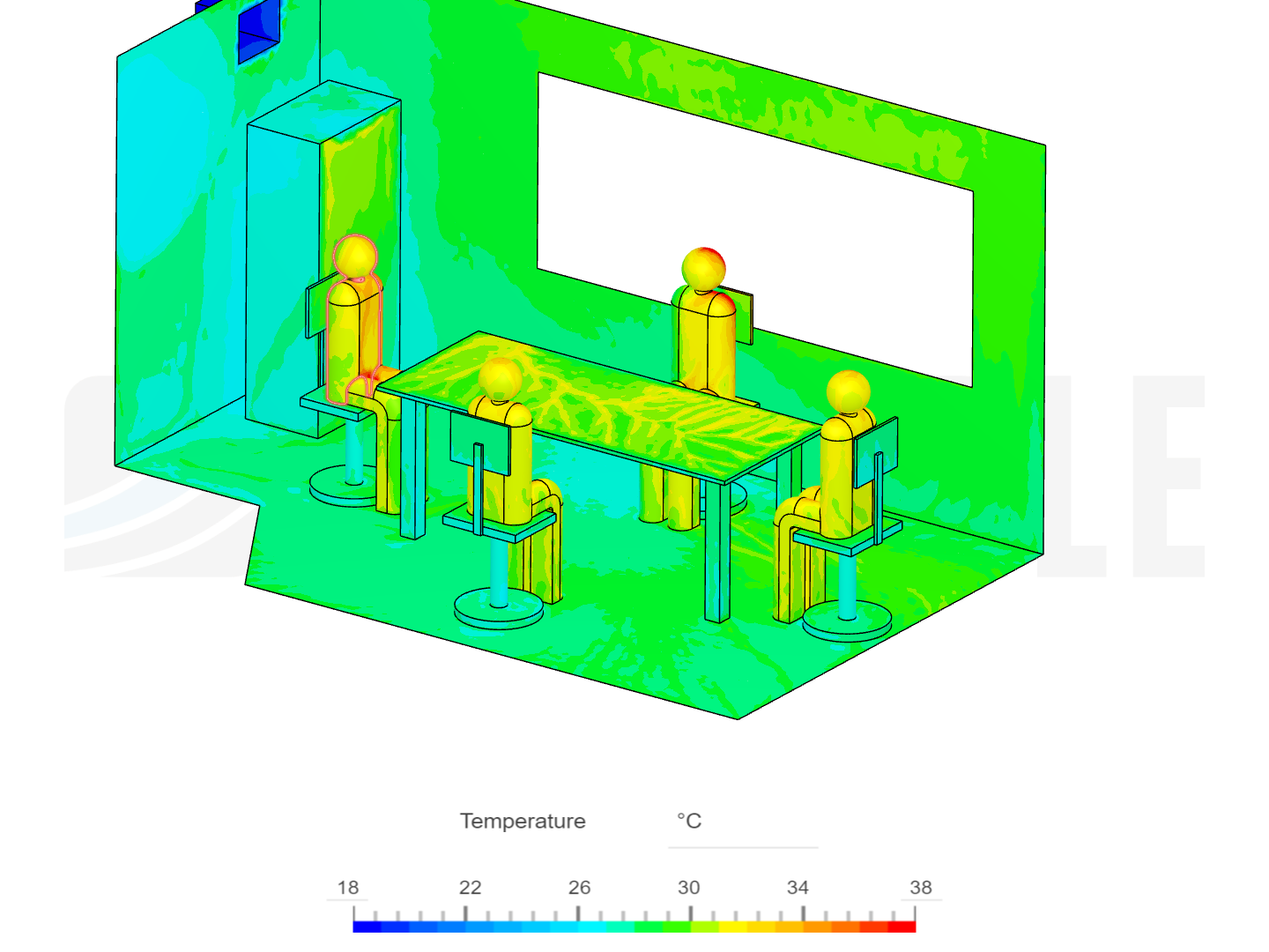 Meeting Room Thermal Comfort Analysis image