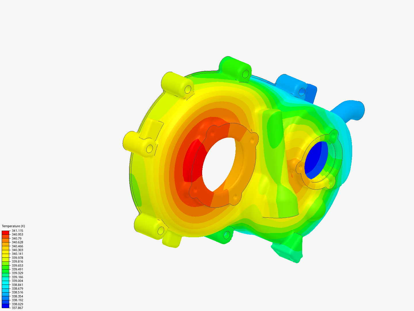 Tutorial: Thermal Analysis of a Differential Casing image