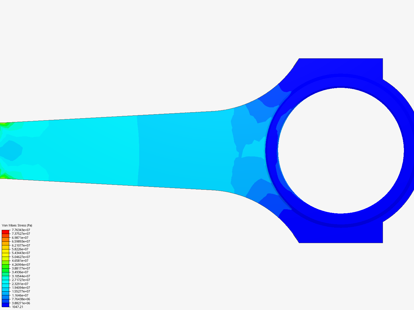 Tutorial 1: Connecting rod stress analysis image