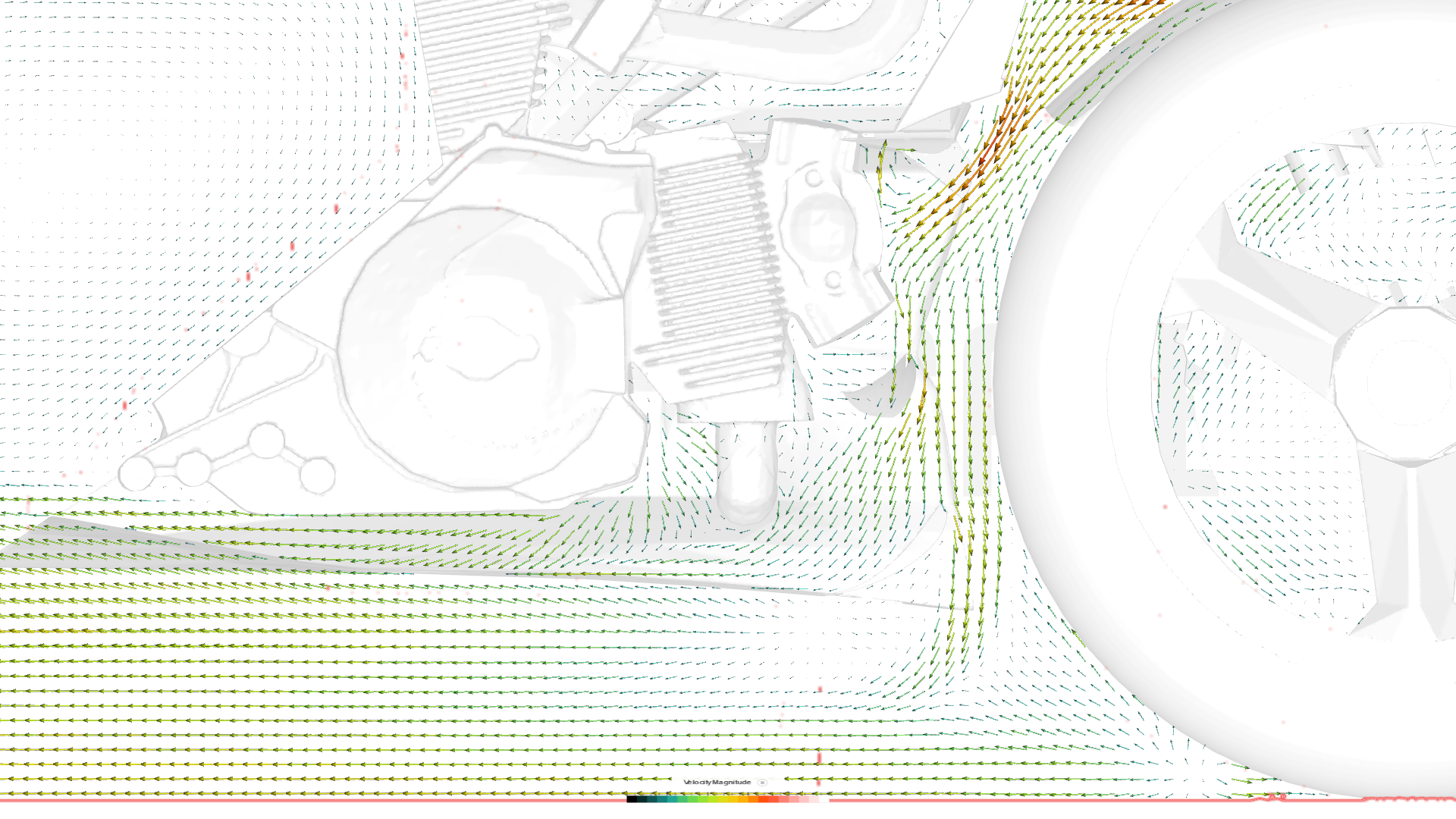 Ducati Monster Bellyapn - CFD image