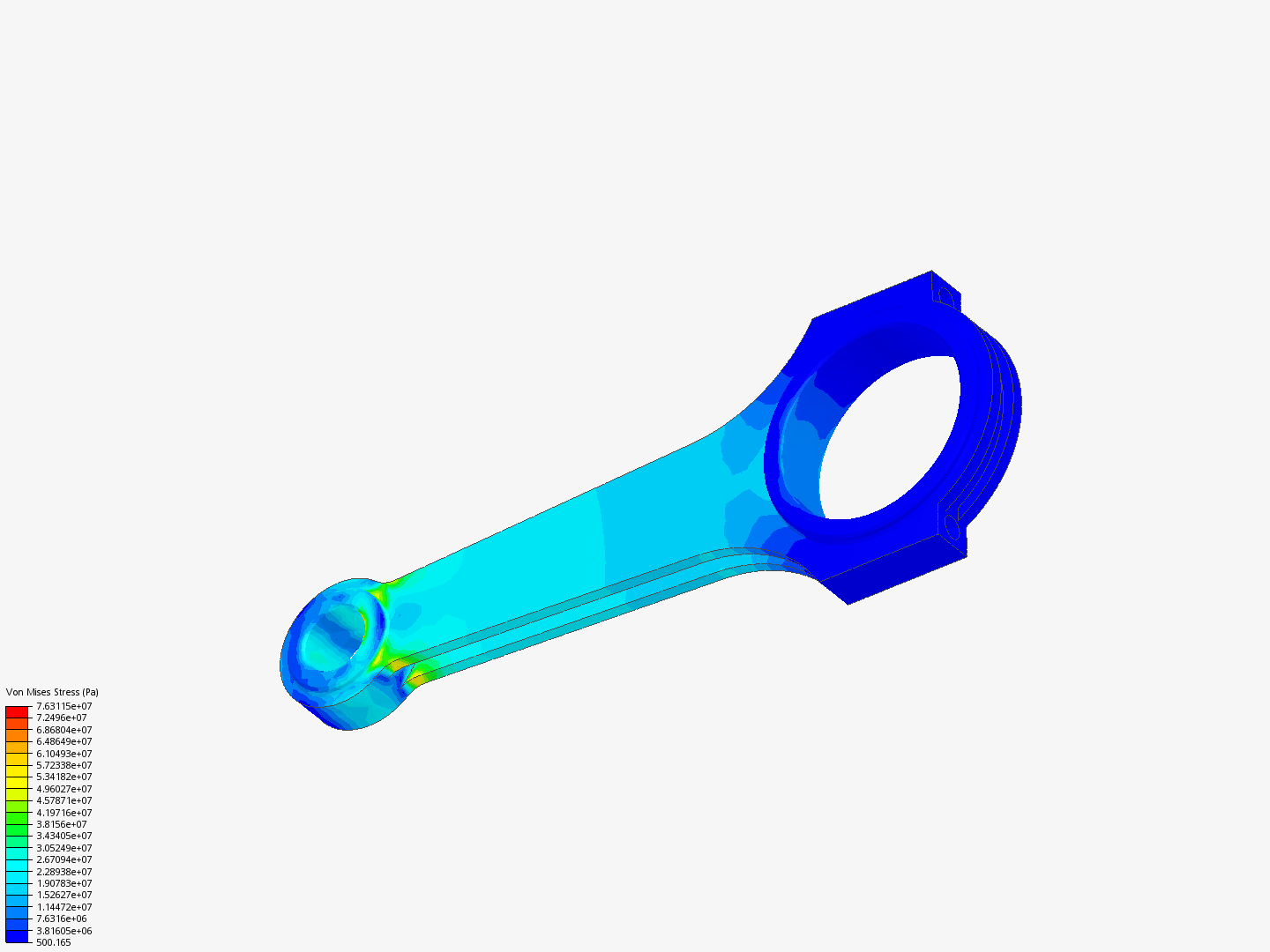 Tutorial 1: Connecting rod stress analysis image