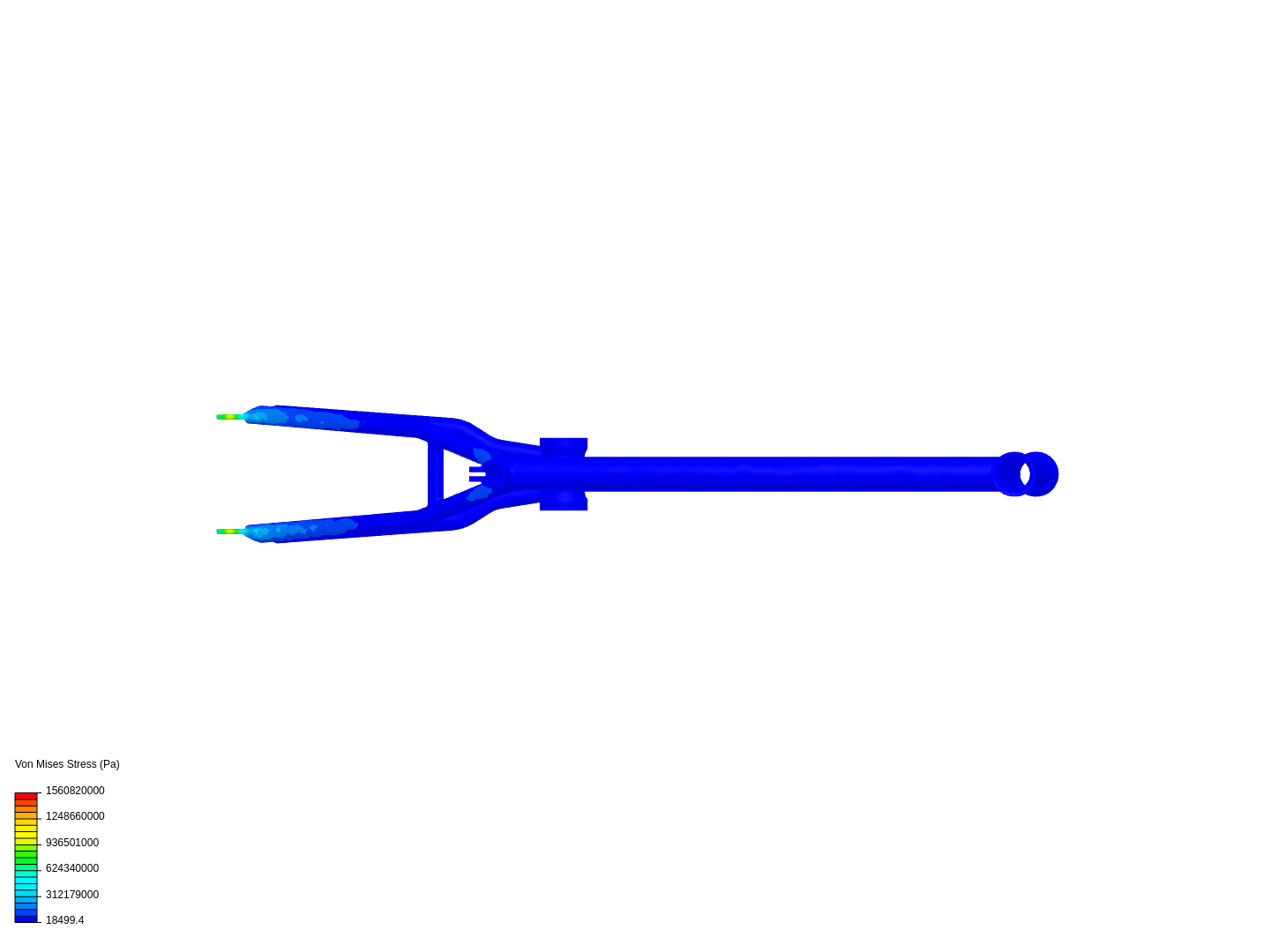 Bicycle chasis analysis image