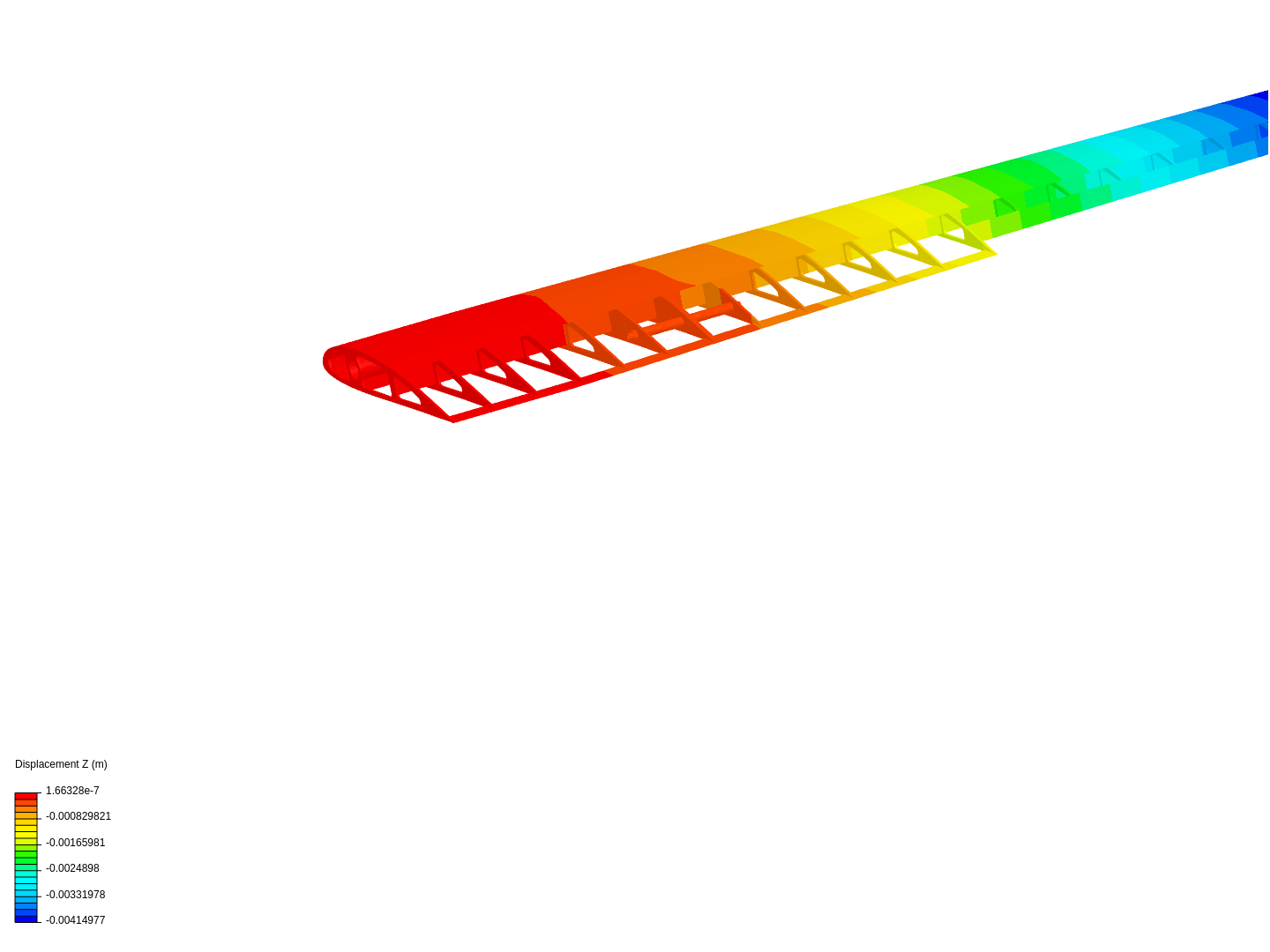 Wing FEA image