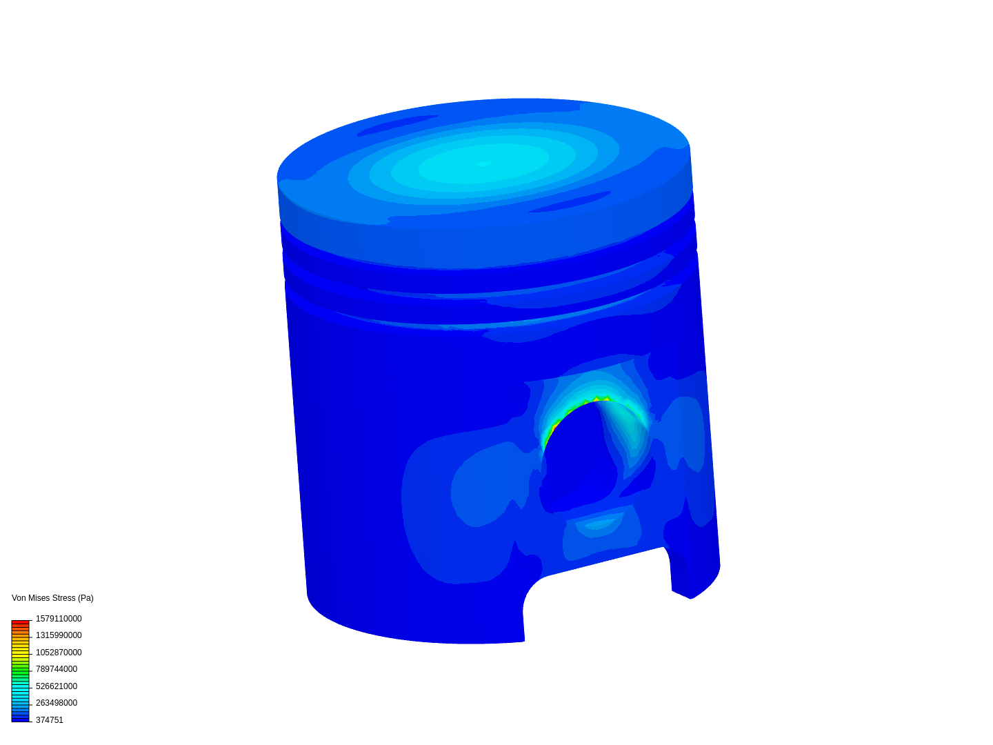 Advanced Tutorial: Thermomechanical Analysis of an Engine Piston image