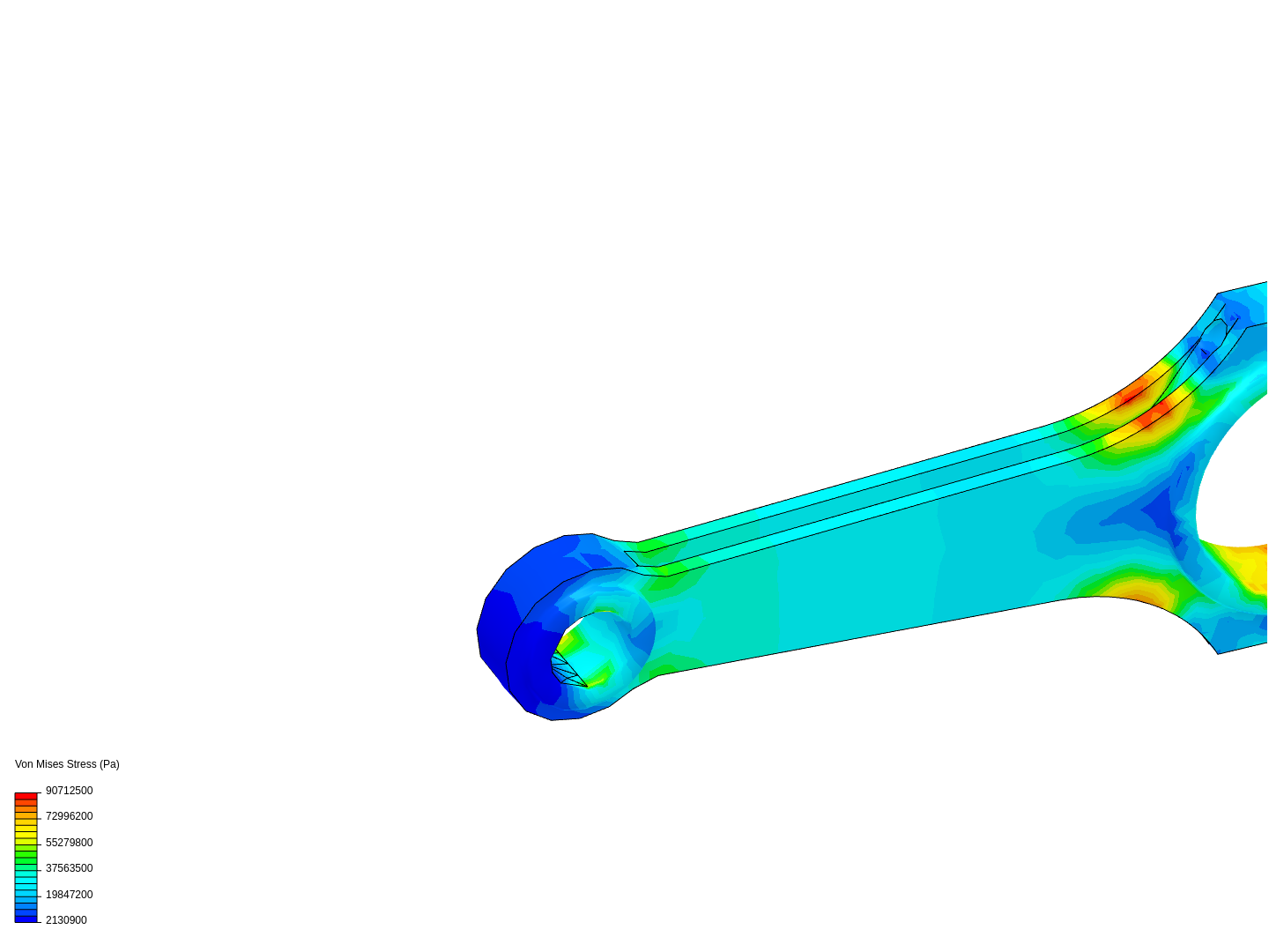 Tutorial 1: Connecting rod stress analysis image