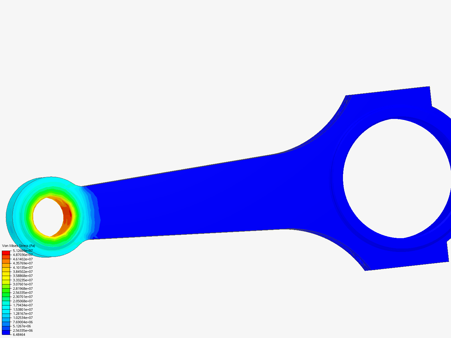 Tutorial 1: Connecting rod stress analysis image