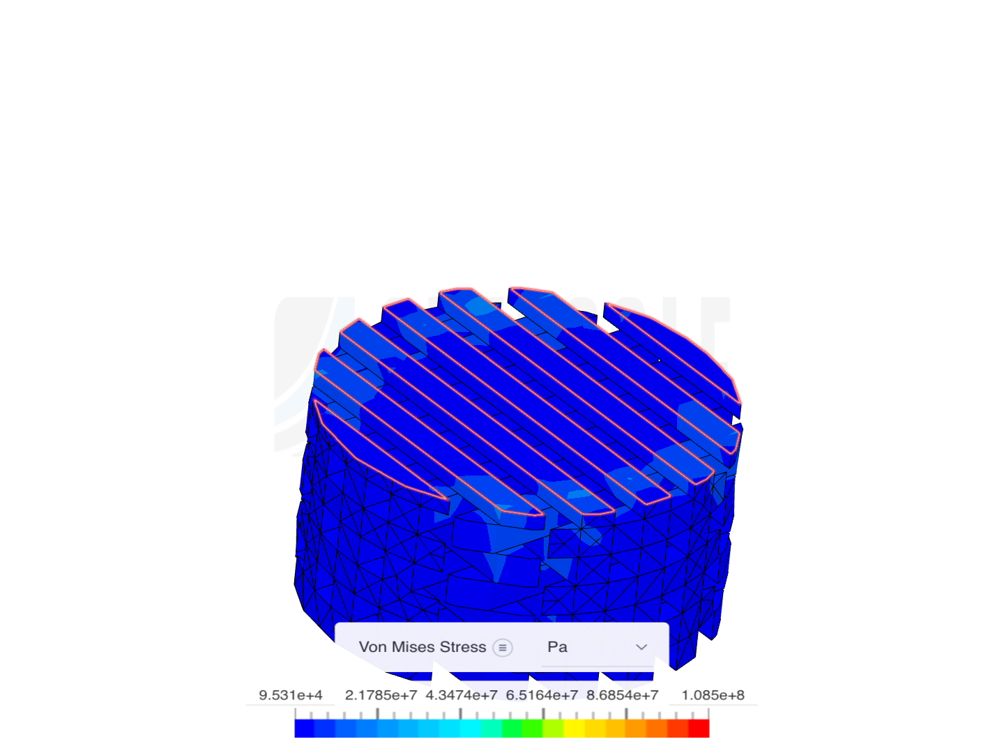 Cylindrical multiaxial scaffold image