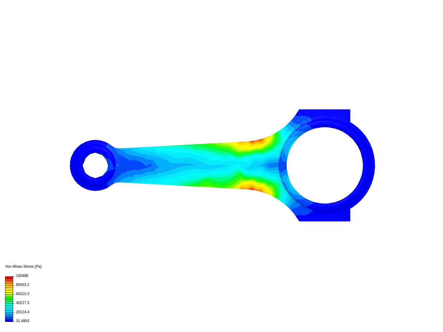 Tutorial 1: Connecting rod stress analysis image