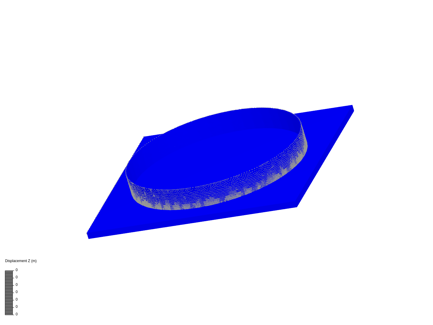 ring load on a plate (FEM) image