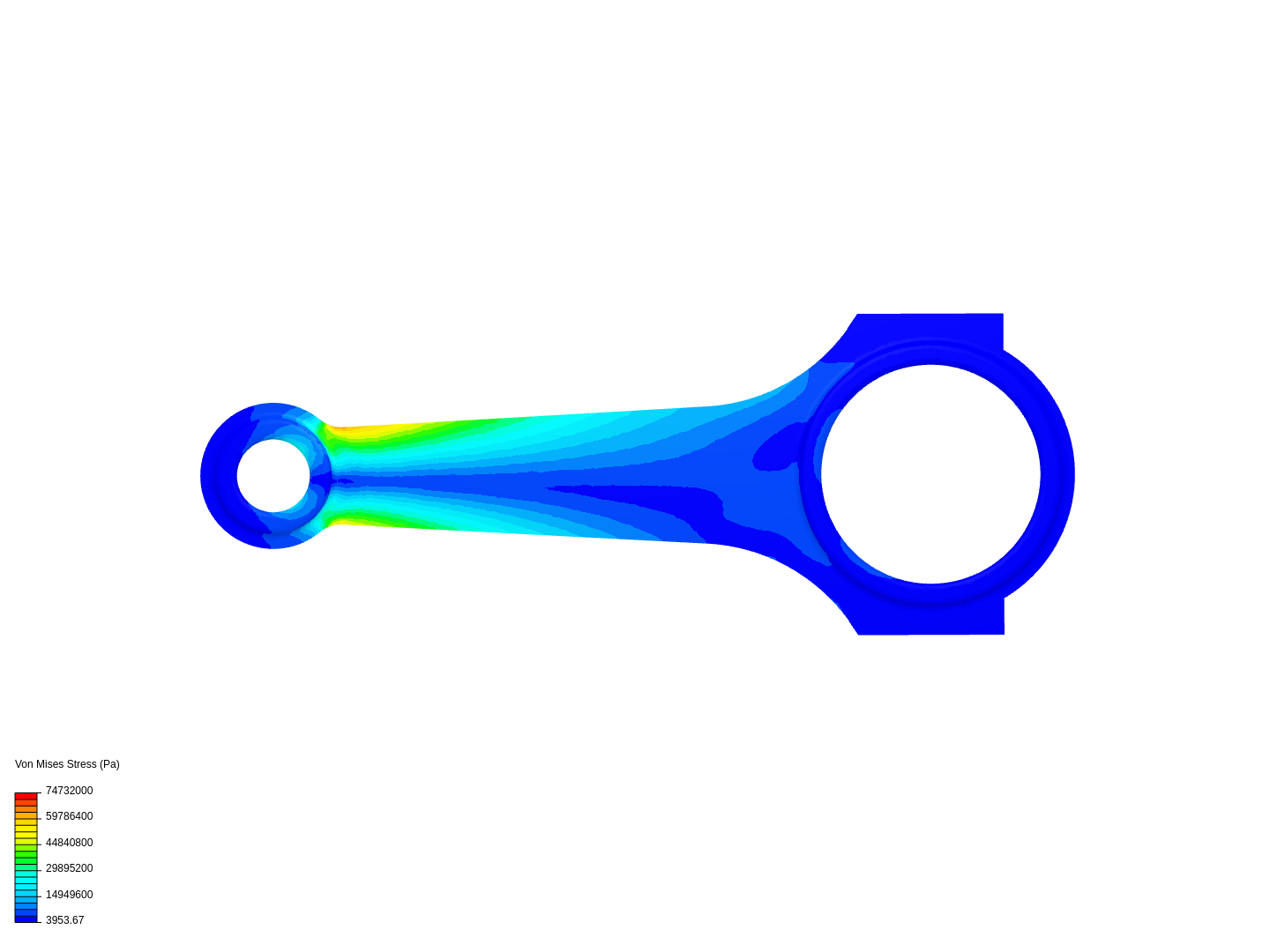 Tutorial 1: Connecting rod stress analysis image