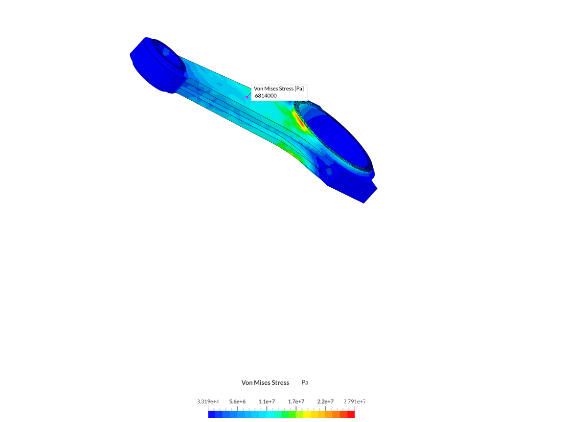 Tutorial 1: Connecting rod stress analysis image