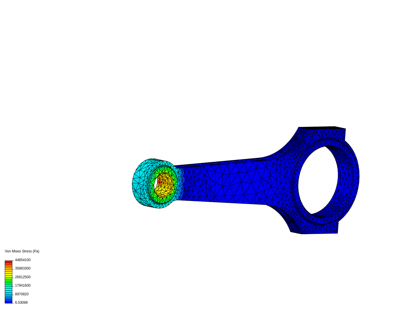 Tutorial 1: Connecting rod stress analysis image