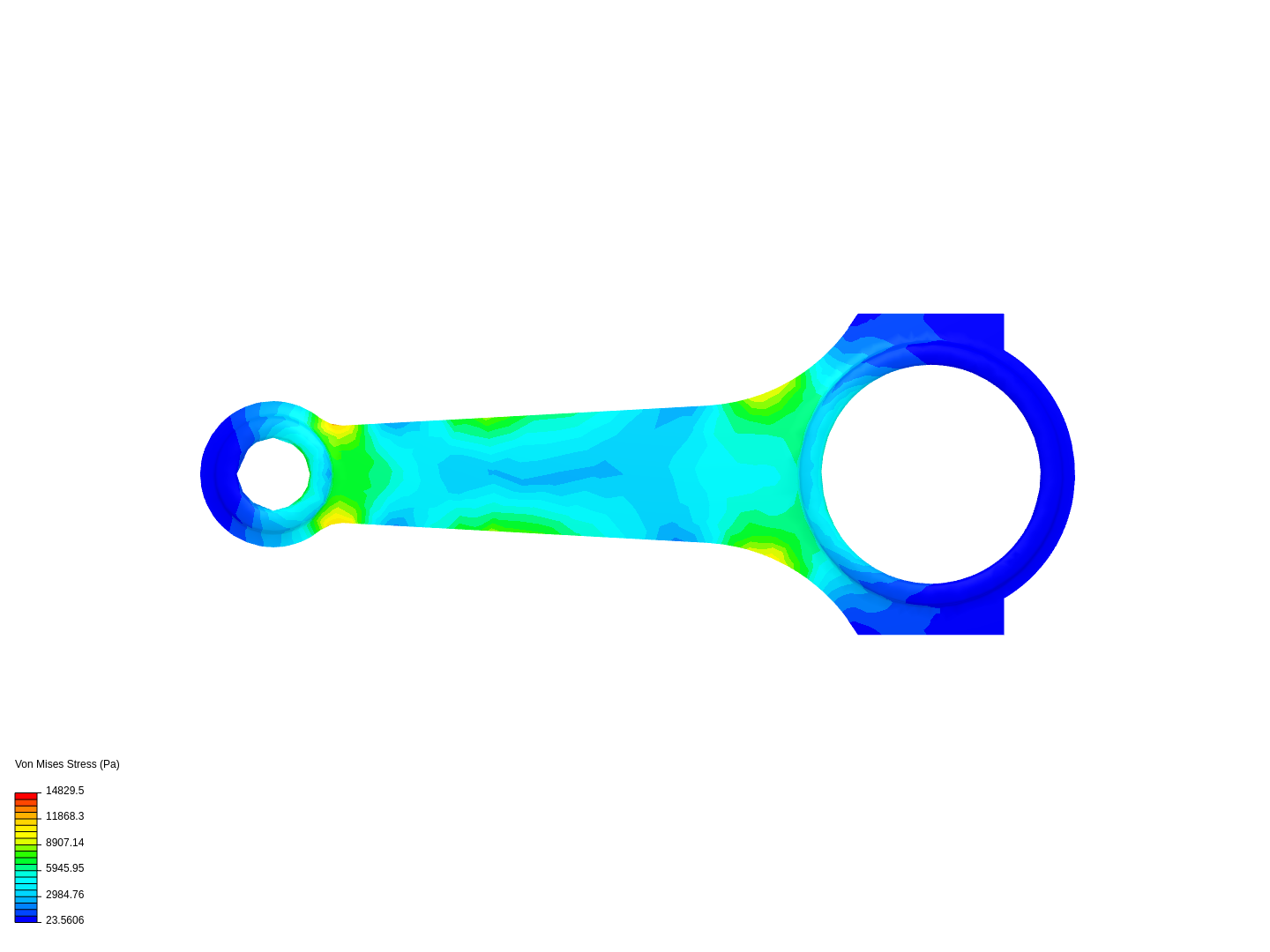 Tutorial 1: Connecting rod stress analysis image