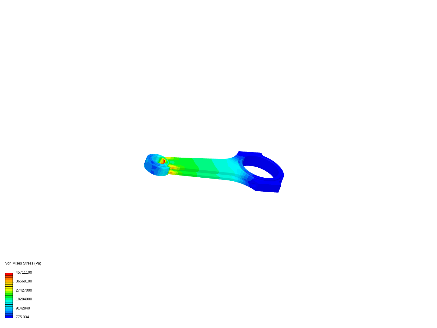 Tutorial 1: Connecting rod stress analysis image