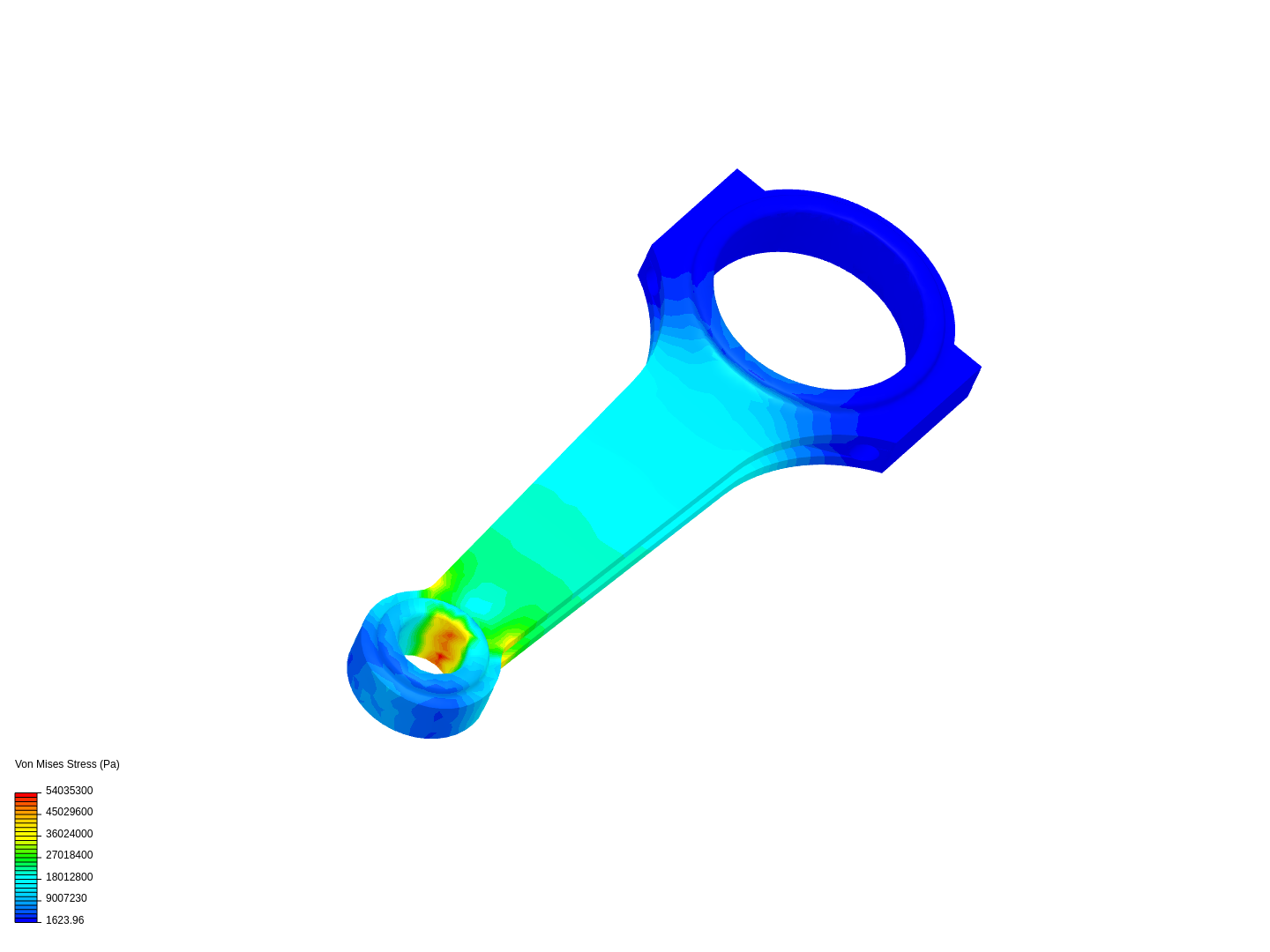 Tutorial 1: Connecting rod stress analysis image