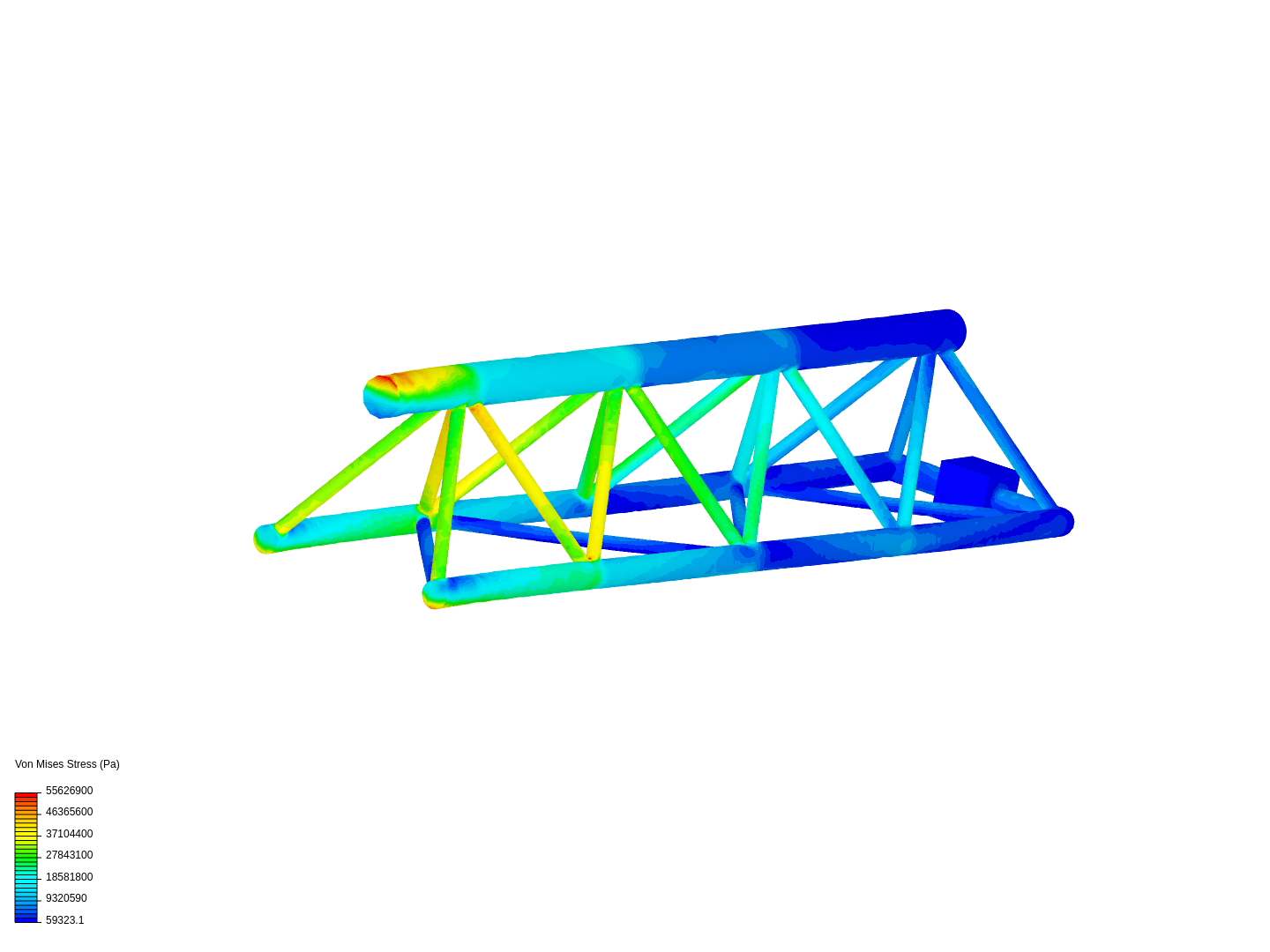 Tutorial - Linear static analysis of a crane image