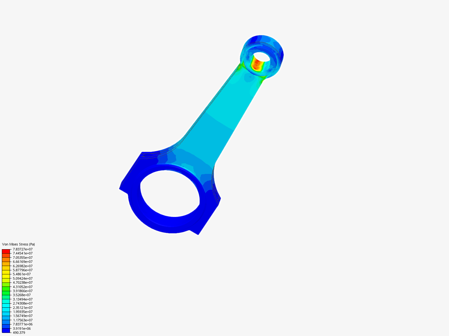 Tutorial 1: Connecting rod stress analysis image