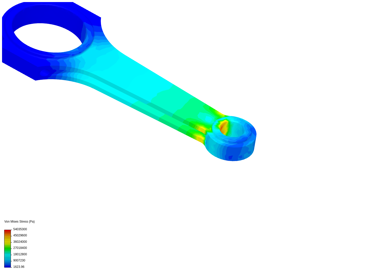 Tutorial 1: Connecting rod stress analysis image