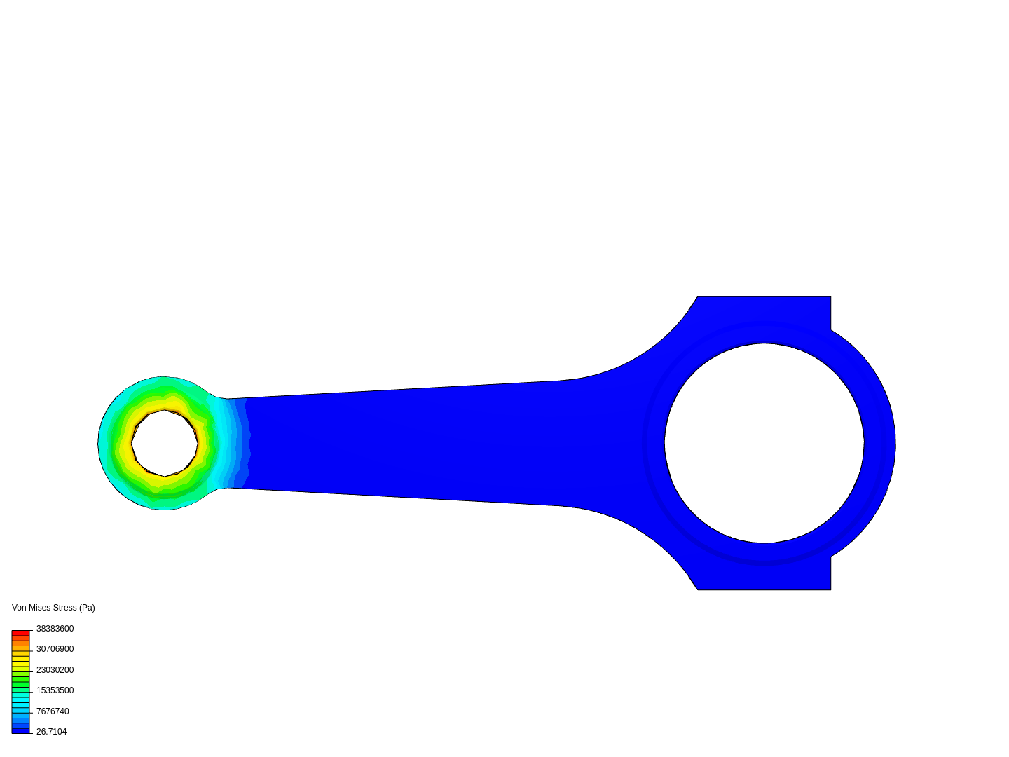 Tutorial 1: Connecting rod stress analysis image