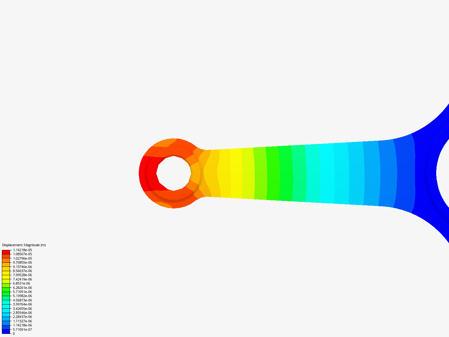 Connecting rod stress analysis image