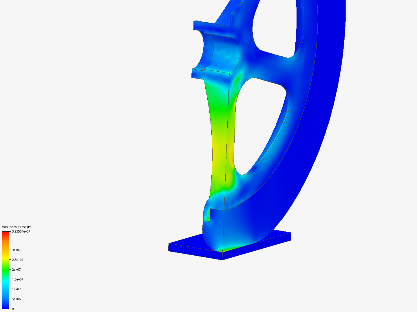 Tutorial: Nonlinear Analysis of a Wheel image