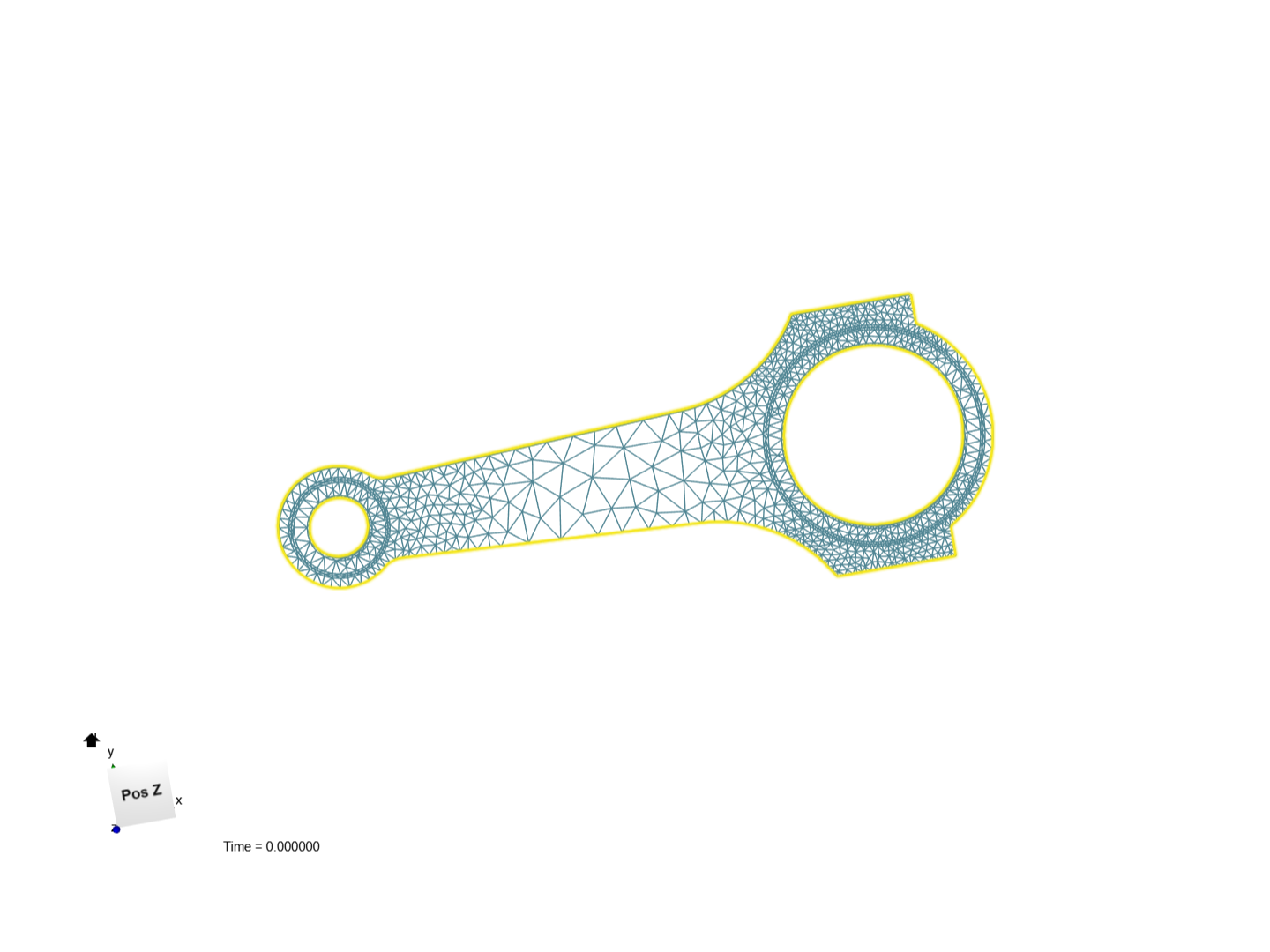 Tutorial 1: Connecting rod stress analysis image