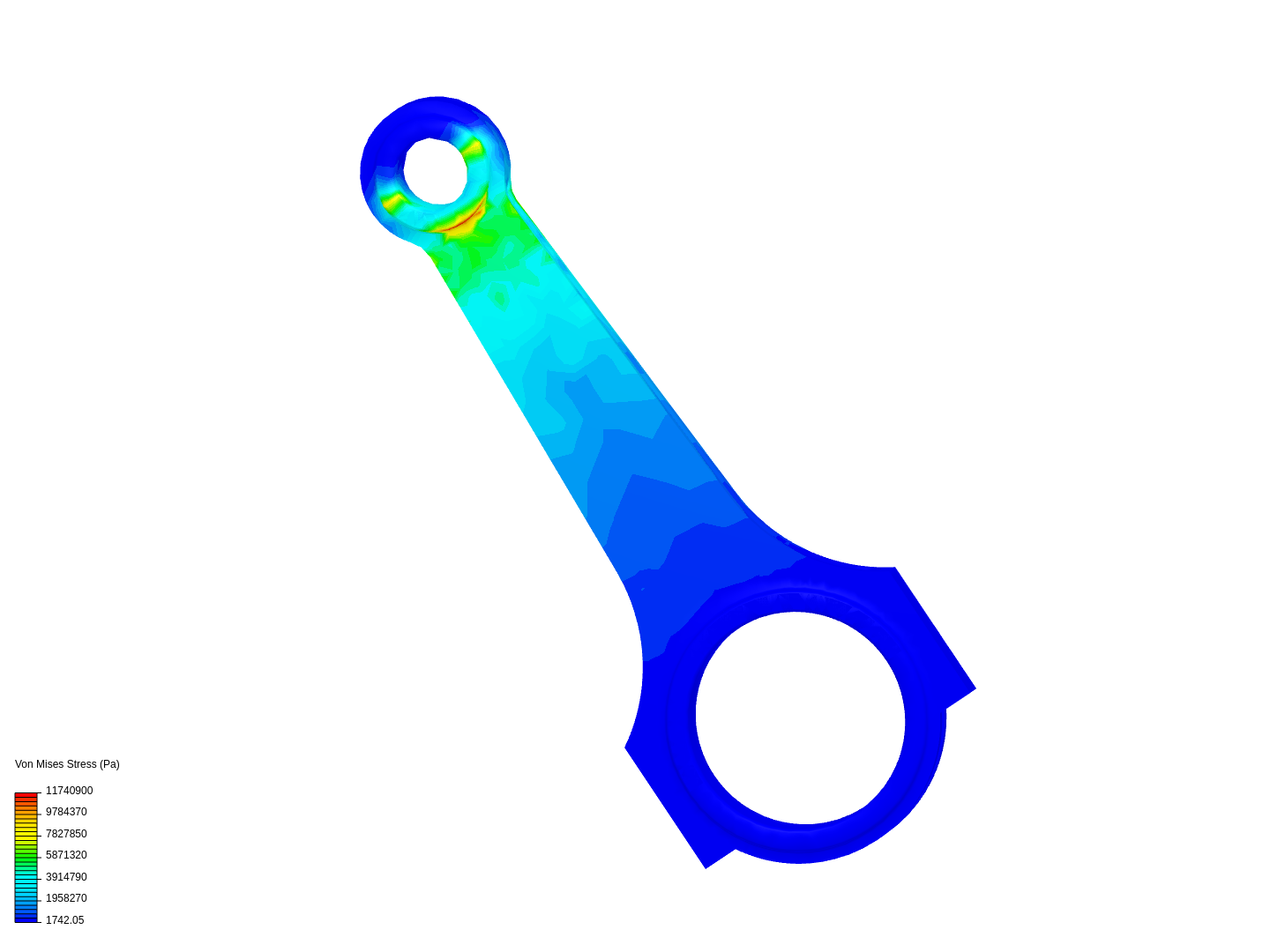 Tutorial 1: Connecting rod stress analysis image