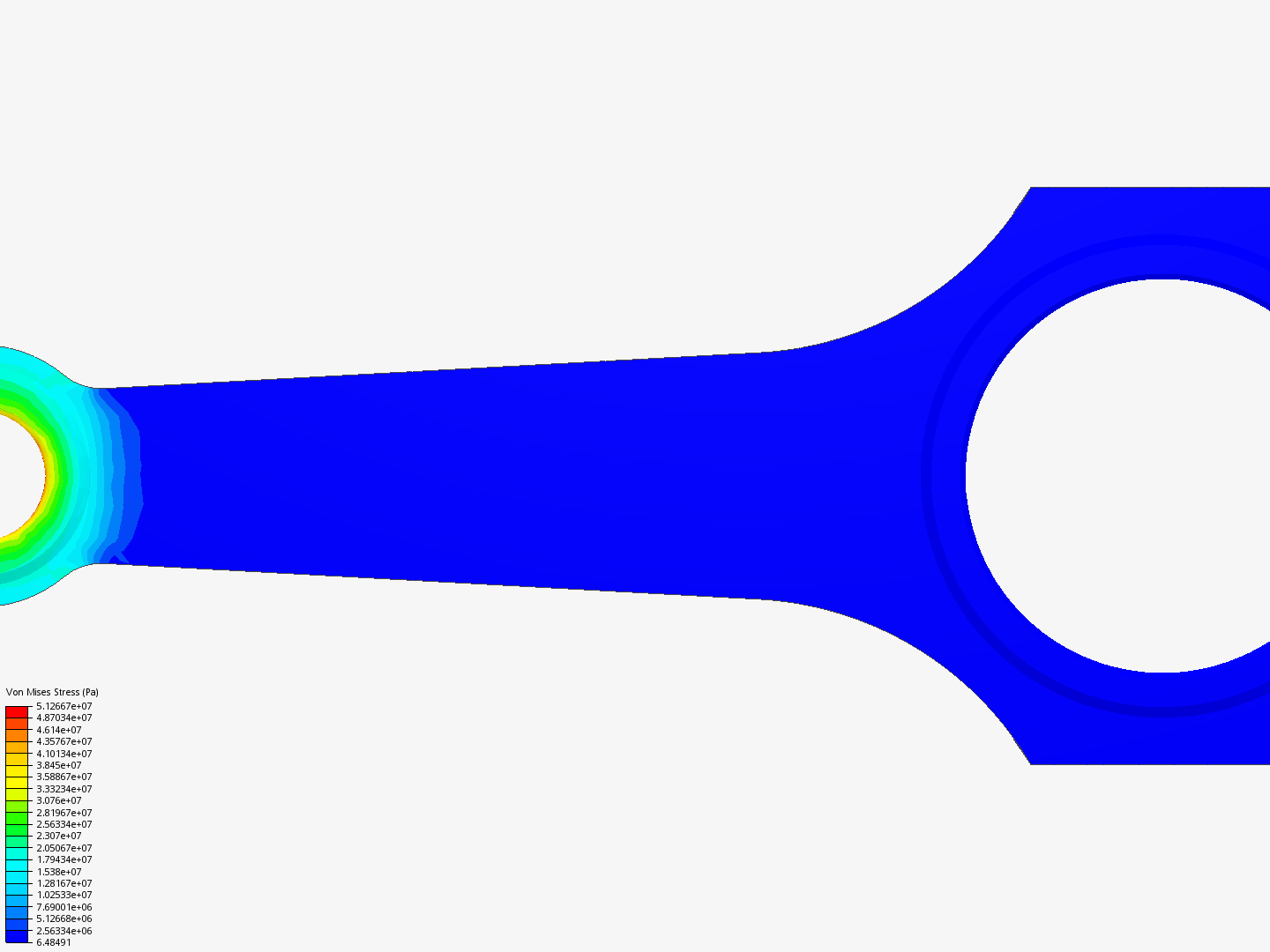 Tutorial 1: Connecting rod stress analysis image