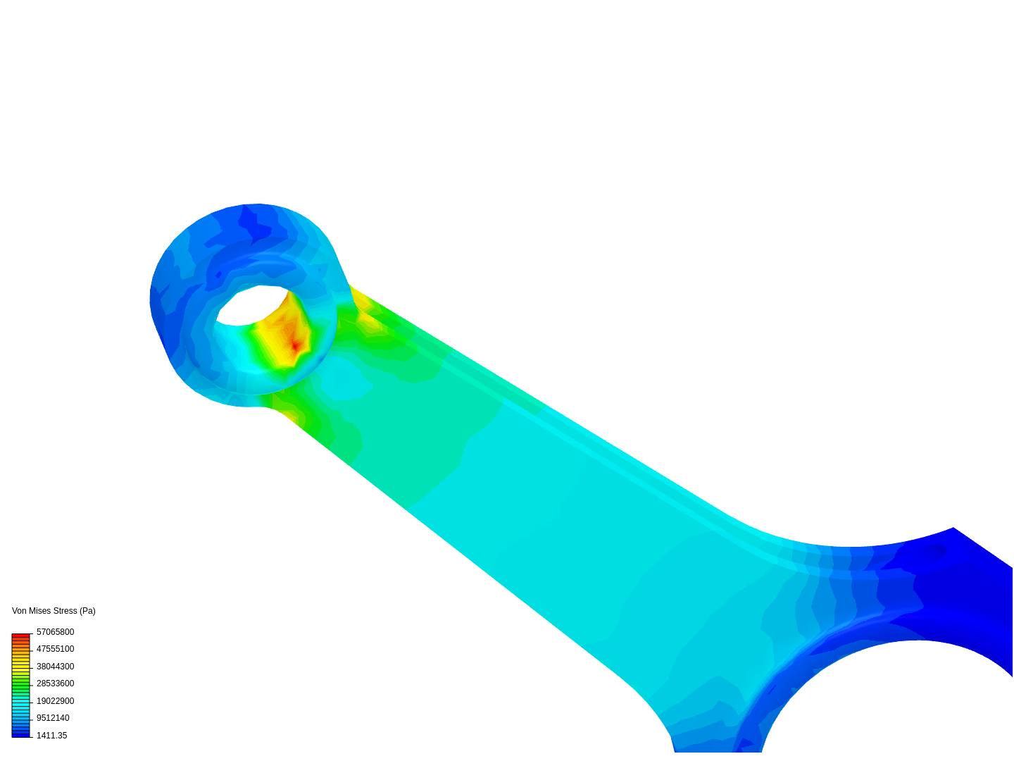 Tutorial 1: Connecting rod stress analysis image