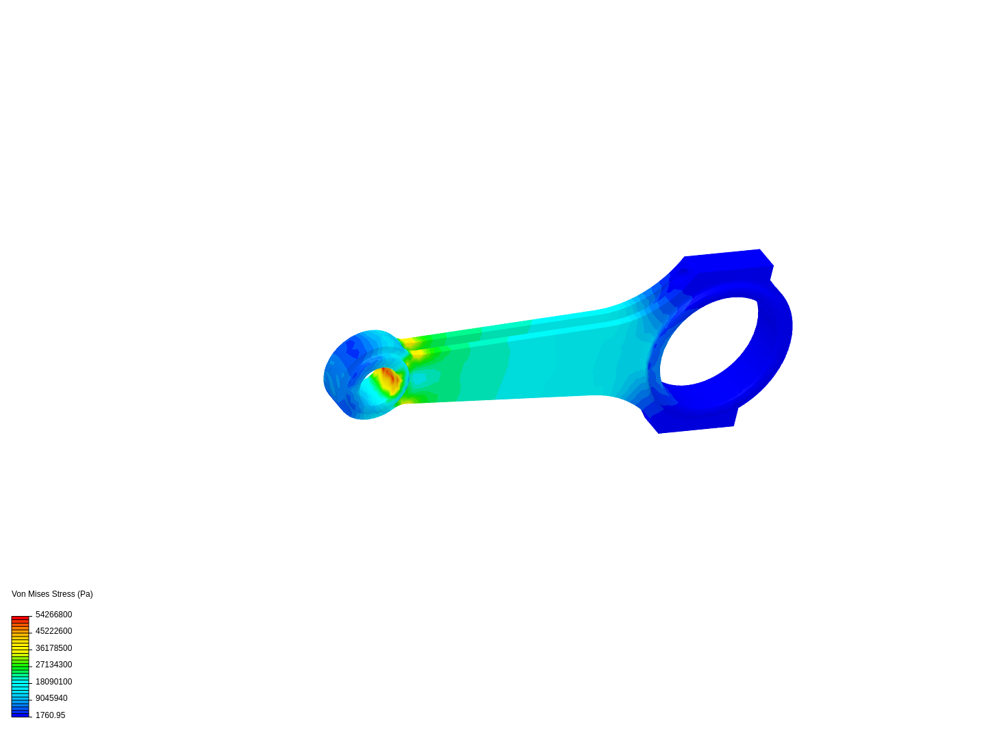 Tutorial 1: Connecting rod stress analysis image