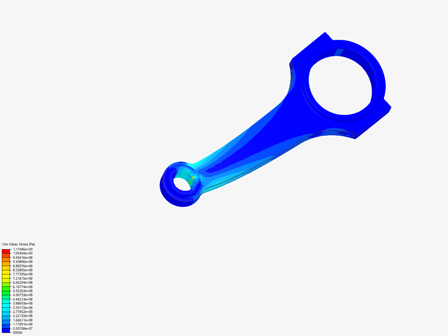 Tutorial 1: Connecting rod stress analysis image