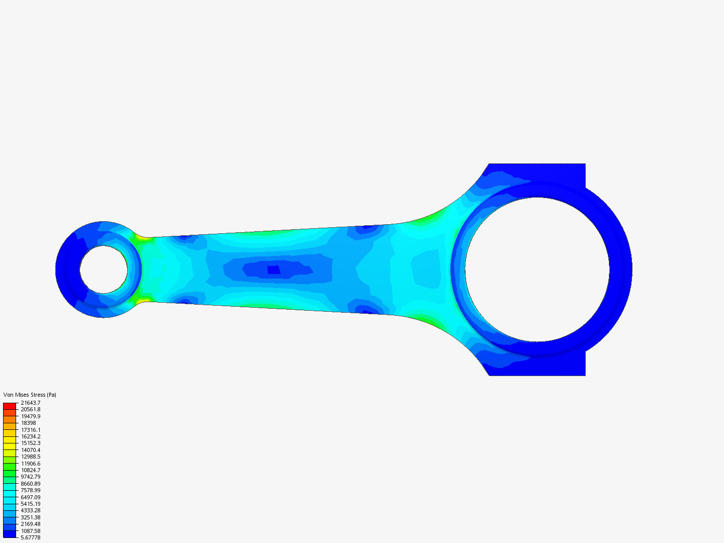 Tutorial 1: Connecting rod stress analysis image