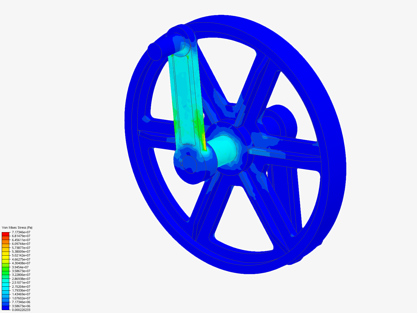 Simulation of a Crank Assembly - Copy image