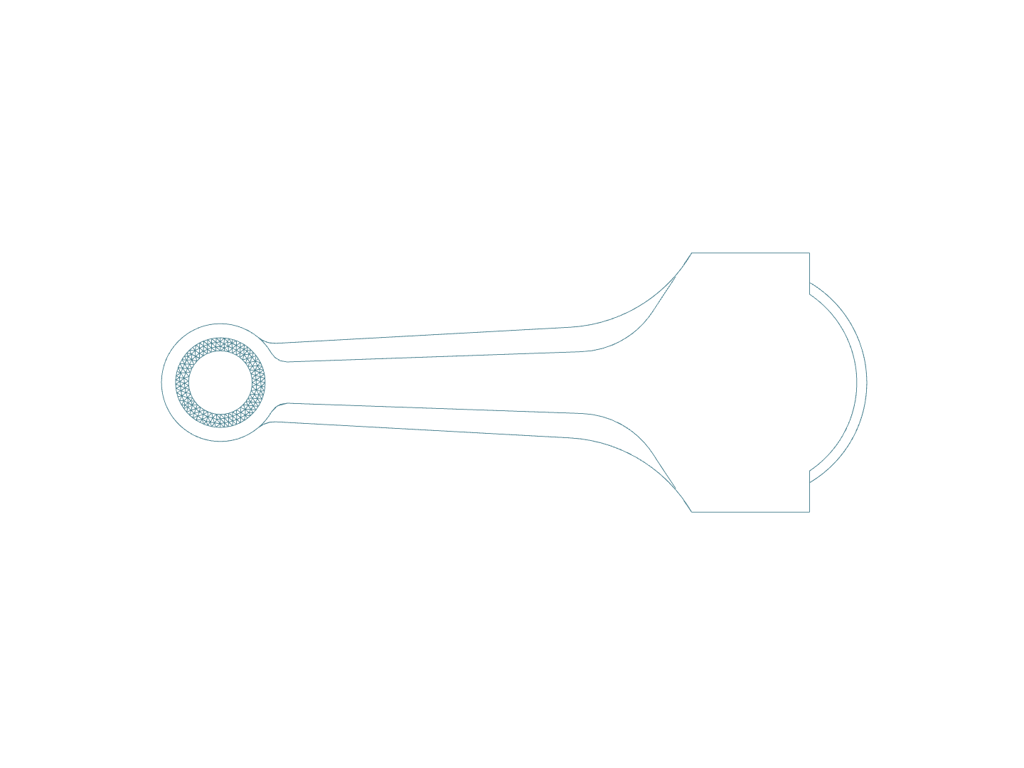 Tutorial 1: Connecting rod stress analysis image