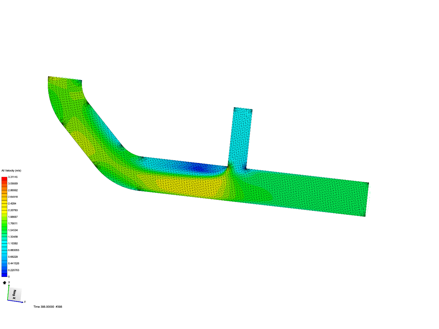 Tutorial 2: Pipe junction flow image