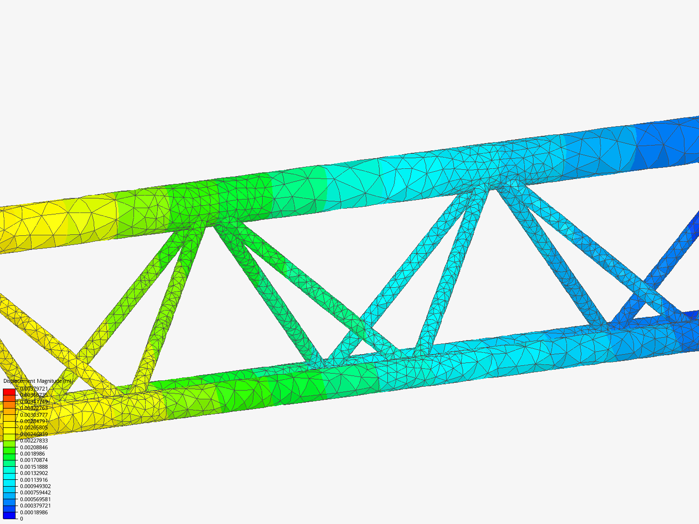 Tutorial - Linear static analysis of a crane image