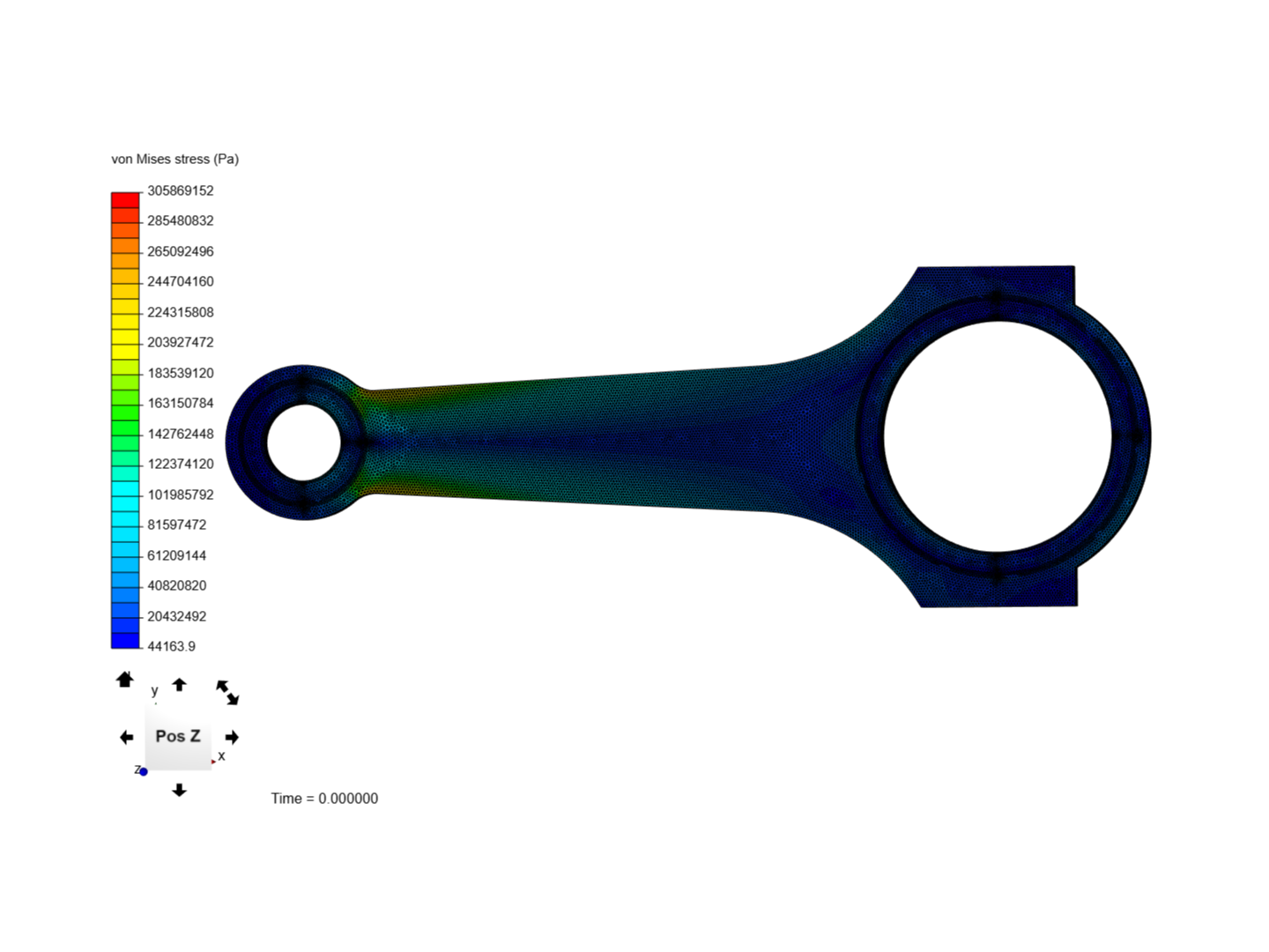 Tutorial 1: Connecting rod stress analysis image