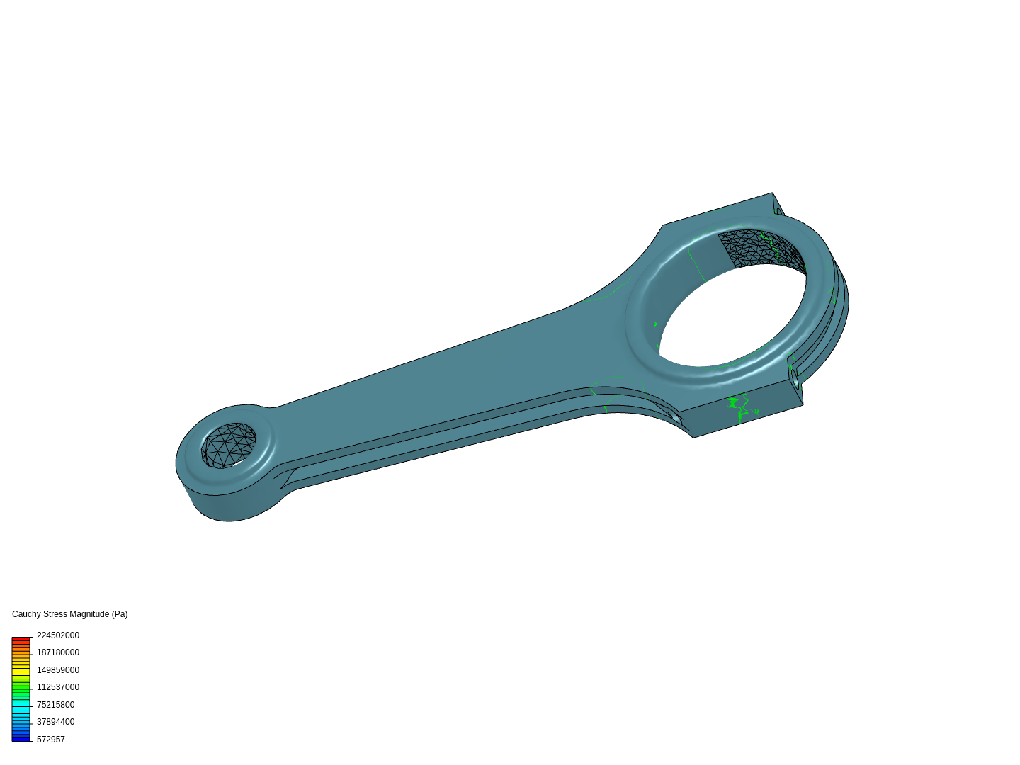 Tutorial 1: Connecting rod stress analysis image