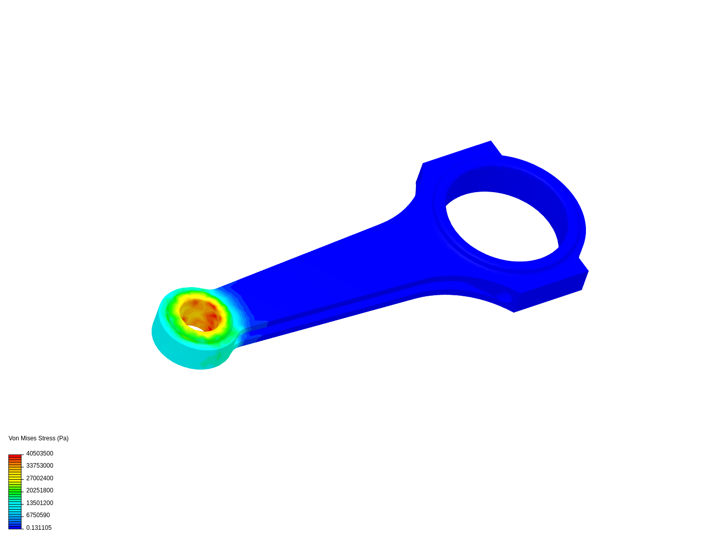 Tutorial 1: Connecting rod stress analysis image