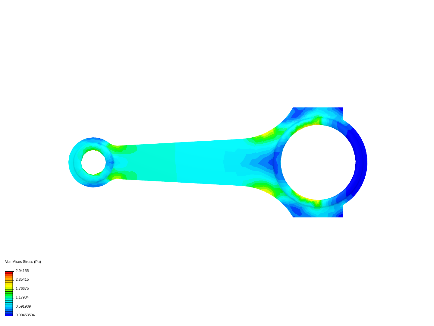 Tutorial 1: Connecting rod stress analysis image