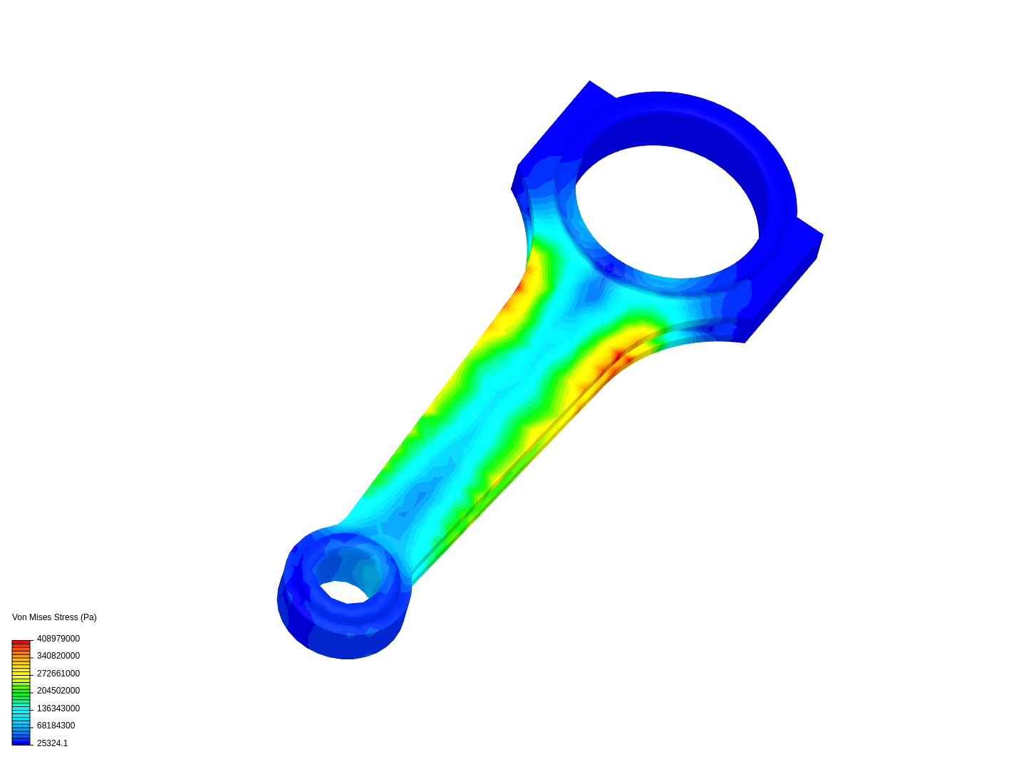 Tutorial 1: Connecting rod stress analysis image