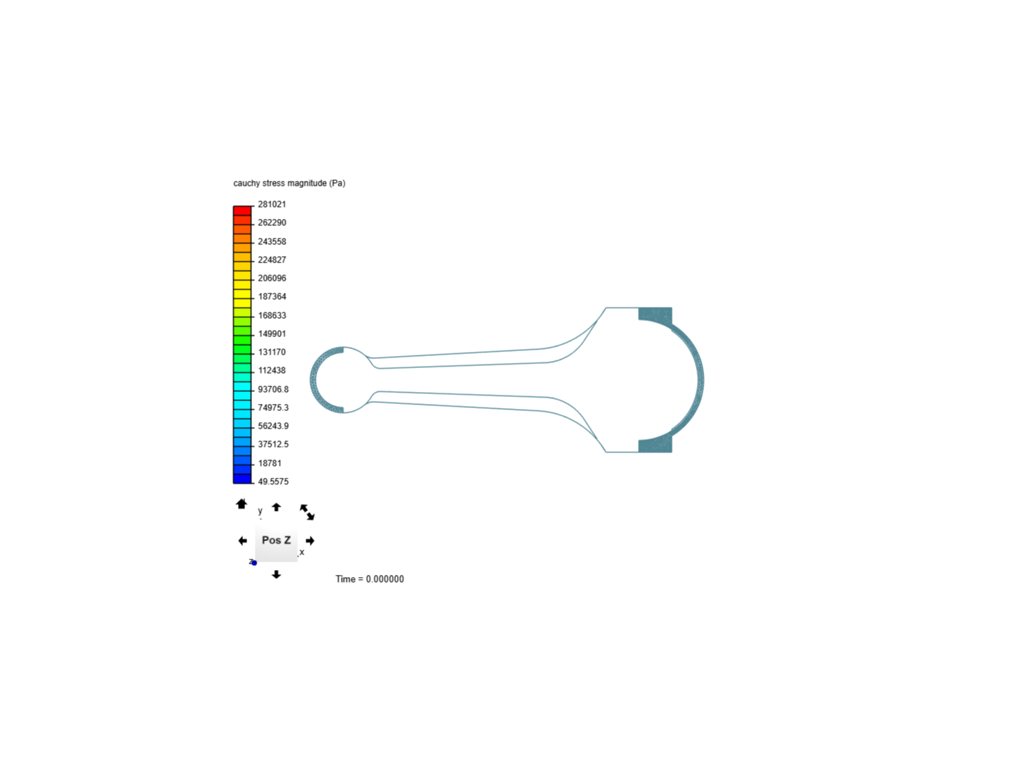 Tutorial 1: Connecting rod stress analysis image