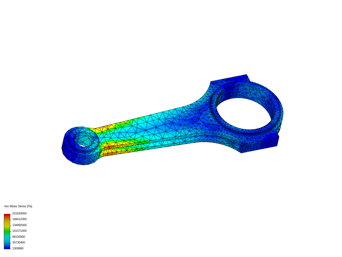 Tutorial 1: Connecting rod stress analysis image