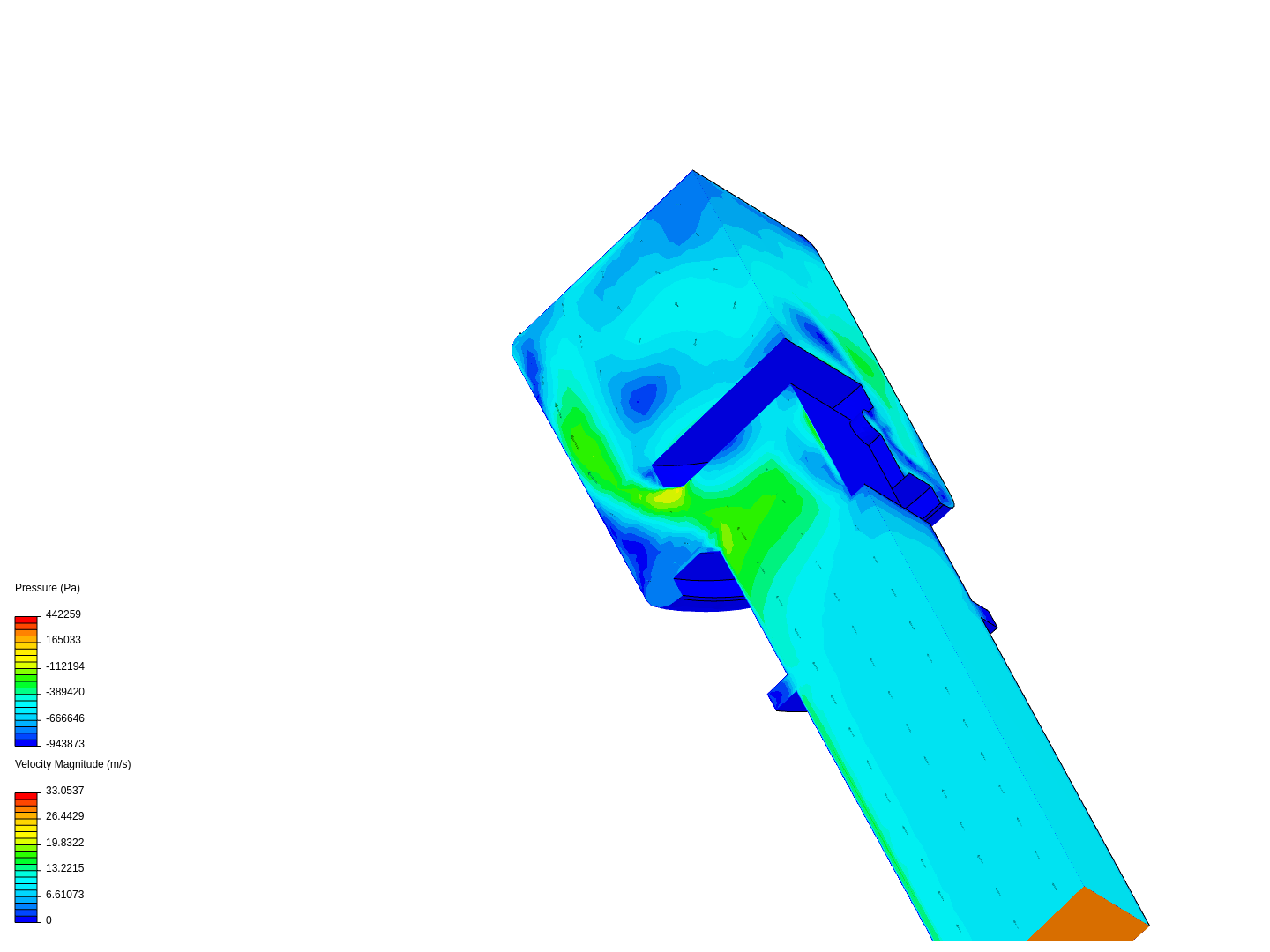 Tutorial: Fluid Flow Through a Valve image