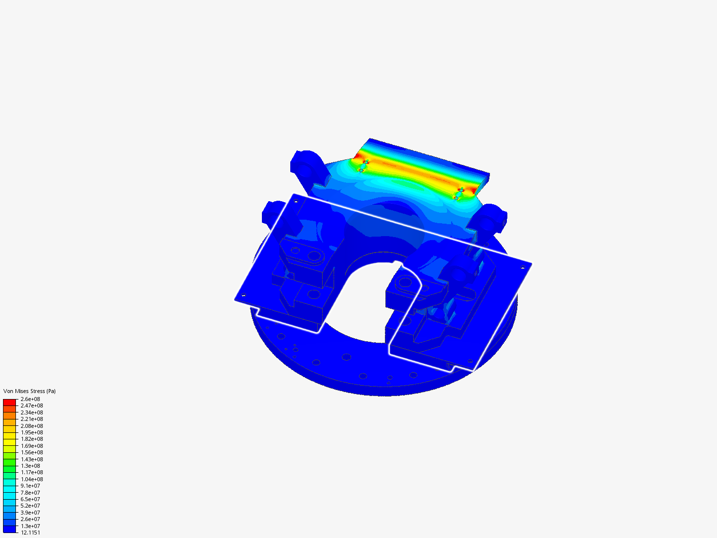 Tutorial - Linear static analysis of a crane image