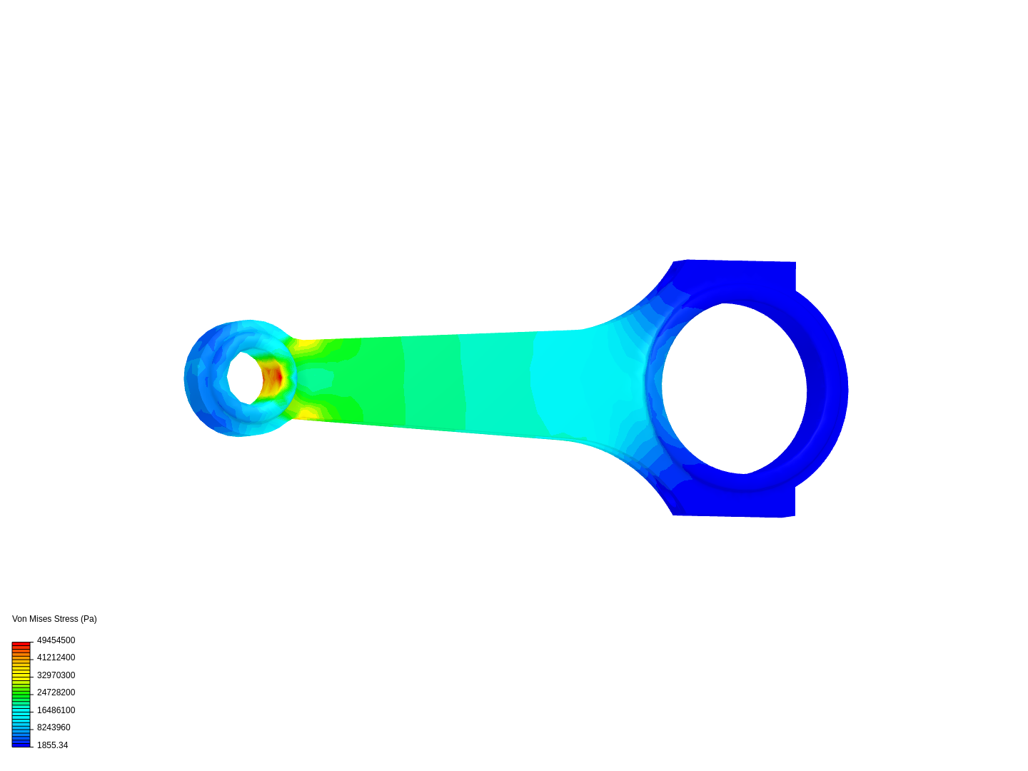 Tutorial 1: Connecting rod stress analysis image